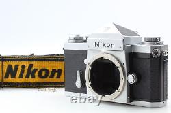 Read N MINT withStrap Nikon F Eye Level Silver 35mm SLR Film Camera From JAPAN