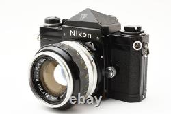 Read! Near MINT Nikon F Eye Level Black 35mm Film Camera 50mm f1.4 Lens JAPAN