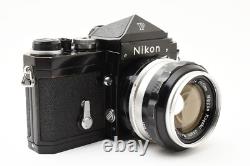 Read! Near MINT Nikon F Eye Level Black 35mm Film Camera 50mm f1.4 Lens JAPAN