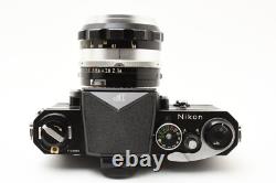 Read! Near MINT Nikon F Eye Level Black 35mm Film Camera 50mm f1.4 Lens JAPAN