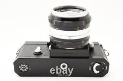 Read! Near MINT Nikon F Eye Level Black 35mm Film Camera 50mm f1.4 Lens JAPAN