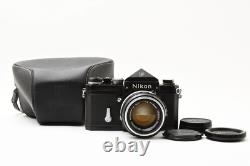 Read! Near MINT Nikon F Eye Level Black 35mm Film Camera 50mm f1.4 Lens JAPAN