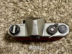 Red PENTAX Spotmatic 35mm Film Camera With 1.8 Lens. Film Tested And Working