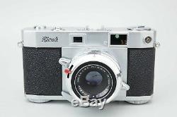 Ricoh 500 35mm Rangefinder Film Camera with Riken Ricomat 45mm 4.5cm f/2.8 Lens