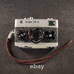 Rollei 35S Sonnar Lens 2.8/40mm 35mm Film Camera -Tested- METER WORKS- US Seller