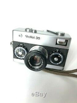 Rollei 35 Compact 35mm Film Camera #3119446 Germany Tessar 40mm F/3.5 Lens