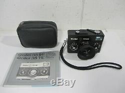 Rollei 35 SE Film Camera with40mm f2.8 Lens with Case & Manual