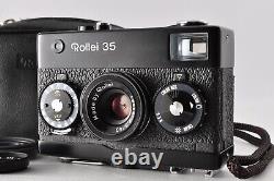Rollei 35 Singapore 40mm f/3.5 Lens Film Camera Black From JAPAN FF1154