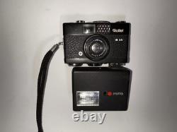 Rollei B 35 Film Camera with40mm f3.5 Triotar Lens B35 Black Tested Works Great