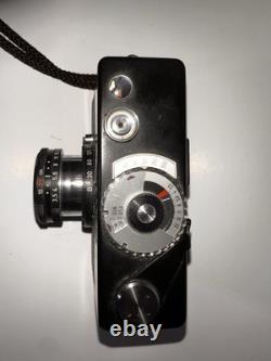 Rollei B 35 Film Camera with40mm f3.5 Triotar Lens B35 Black Tested Works Great