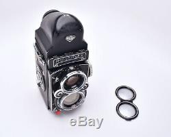 Rollei Rolleiflex TLR Film Camera Carl Zeiss Planar f/2.8 80mm Lens READ (#5779)