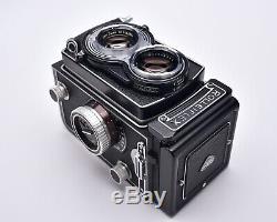 Rollei Rolleiflex TLR Film Camera Carl Zeiss Tessar f/3.5 75mm Lens READ (#5411)