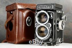 Rolleiflex 2.8C 6x6 120 Film TLR Camera w 80mm f2.8 Xenotar Lens & Case EX+++