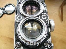 Rolleiflex 2.8D K7D Zeiss 80mm Planar f/2.8 Lens Smooth Function Nice Glass