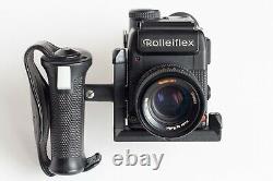 Rolleiflex SL 2000F Motor with Rollei HFT Planar 50mm f1.8 lens, handgrip, charger