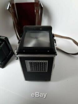 Rolleiflex Tlr 2.8f 80mm Carl Zeiss Planar Lens Camera (includes Case)