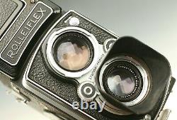 Rolleiflex Twin Lens Reflex Camera Tlr Rollei 120 Film 3.5 Lens Beauty! Nr