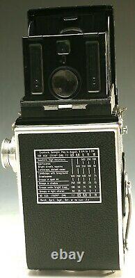 Rolleiflex Twin Lens Reflex Camera Tlr Rollei 120 Film 3.5 Lens Beauty! Nr