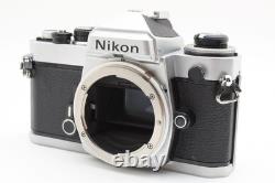 SALE! Rare? Almost UNUSED in Box? Nikon FE Silver 35mm Film Camera Body JAPAN