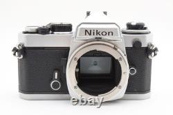 SALE! Rare? Almost UNUSED in Box? Nikon FE Silver 35mm Film Camera Body JAPAN
