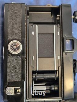 SCARCE MINOLTA SRM MOTOR DRIVE Film Camera ROKKOR lens SR-M COLLECTIBLE & WORKS