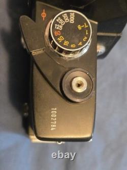 SCARCE MINOLTA SRM MOTOR DRIVE Film Camera ROKKOR lens SR-M COLLECTIBLE & WORKS