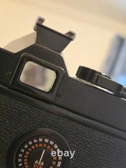 SCARCE MINOLTA SRM MOTOR DRIVE Film Camera ROKKOR lens SR-M COLLECTIBLE & WORKS