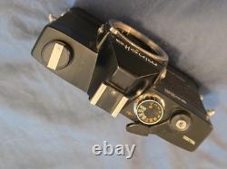 SCARCE MINOLTA SRM MOTOR DRIVE Film Camera ROKKOR lens SR-M COLLECTIBLE & WORKS