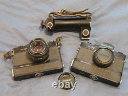 SCARCE MINOLTA SRM MOTOR DRIVE Film Camera ROKKOR lens SR-M COLLECTIBLE & WORKS