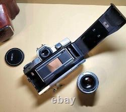 SLR Film Camera 35mm Tested Kiev 10 lens Helios 81 Automat f2/53 Vintage used