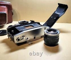 SLR Film Camera 35mm Tested Kiev 10 lens Helios 81 Automat f2/53 Vintage used