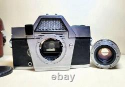 SLR Film Camera 35mm Tested Kiev 10 lens Helios 81 Automat f2/53 Vintage used