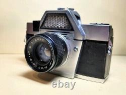 SLR Film Camera 35mm Tested Kiev 10 lens Helios 81 Automat f2/53 Vintage used