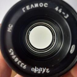 SLR Film Camera 35mm Zenit B Helios-44M 58mm f/2 Lens Vintage USSR used Working