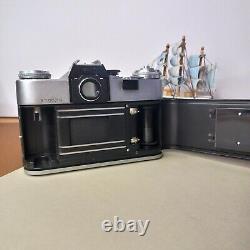 SLR Film Camera 35mm Zenit B Helios-44M 58mm f/2 Lens Vintage USSR used Working