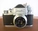SLR Film Camera 35mm Zenit C industar 50 Lens Vintage 1950s USSR used Working