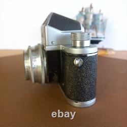 SLR Film Camera 35mm Zenit C industar 50 Lens Vintage 1950s USSR used Working