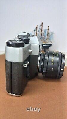 SLR Film Camera 35mm Zenit E Helios-44-2 M42 Lens Vintage USSR used Working phot