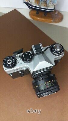 SLR Film Camera 35mm Zenit E Helios-44-2 M42 Lens Vintage USSR used Working phot