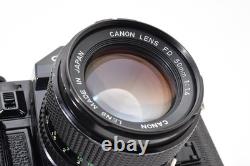 Sale Canon A-1 SLR Film Camera NFD New FD 50mm f1.4 lens JAPAN Very Good