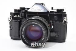Sale Canon A-1 SLR Film Camera NFD New FD 50mm f1.4 lens JAPAN Very Good