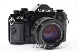 Sale Canon A-1 SLR Film Camera NFD New FD 50mm f1.4 lens JAPAN Very Good