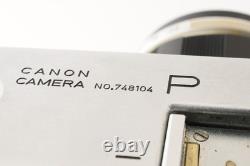 Sale! Canon P Populaire Film Camera 50mm F1.4 Lens JAPAN Very Good #116