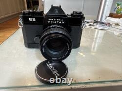 Serviced Asahi Pentax ES Film Camera With 50mm 11.4 Lens. Working. P10