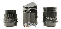 Serviced Pentax 6x7 MLU Medium Format Film Camera with 2 Lenses & Metering Prism
