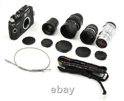 Serviced Voigtlander Bessa-R M39 Rangefinder FIlm Camera with 4 Lenses Set