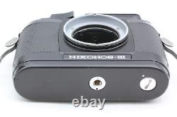 Set MINT w / Hood Finder Nikon Nikonos iii Film Camera UW 35mm f2.5 Lens JAPAN