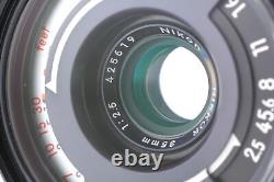 Set MINT w / Hood Finder Nikon Nikonos iii Film Camera UW 35mm f2.5 Lens JAPAN