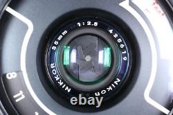 Set MINT w / Hood Finder Nikon Nikonos iii Film Camera UW 35mm f2.5 Lens JAPAN