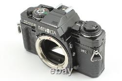 Set of 4 Lens MINT Minolta New X-700 MPS Black SLR 35mm Film Camera From JAPAN